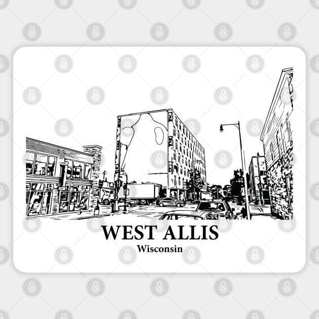West Allis - Wisconsin Magnet by Lakeric